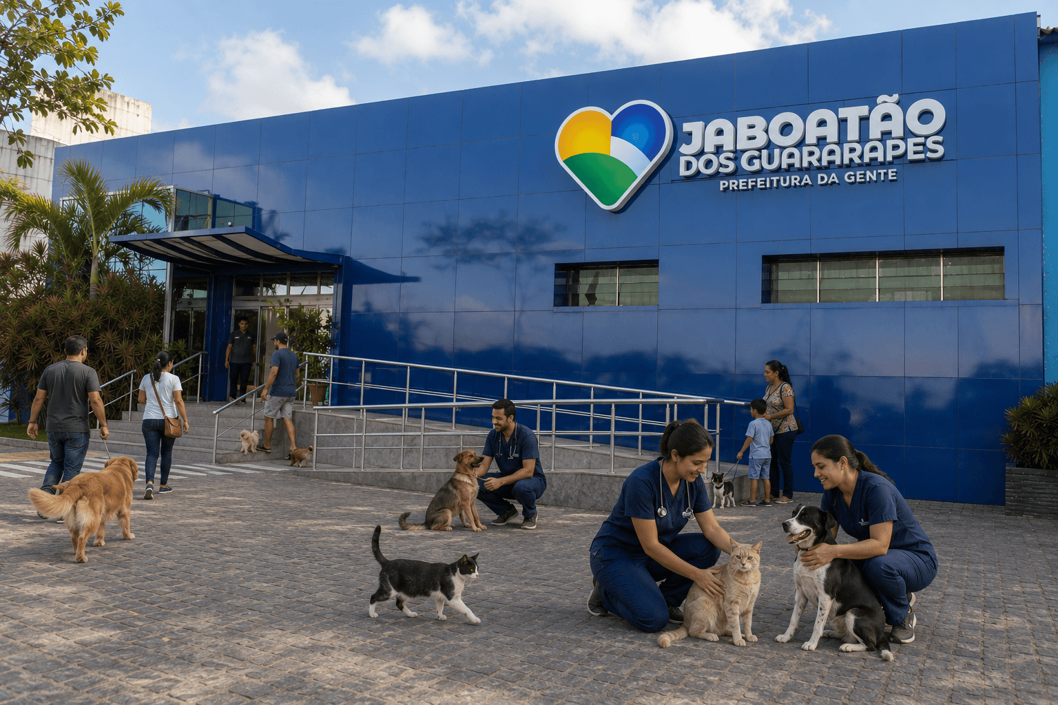 Equipe do DBEA em ação de adoção responsável
